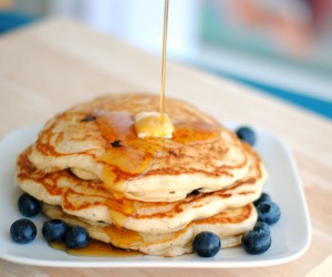 without to to pancakes make Blueberry milk blueberry Pancakes?  how Make How