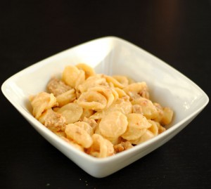 Sausage and Alfredo Pasta Sausage and Alfredo Pasta