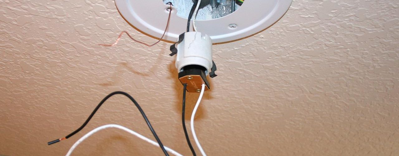How To Install A Ceiling Light Fixture The Housing Forum - How Much Does It Cost To Install A Ceiling Light With Existing Wiring