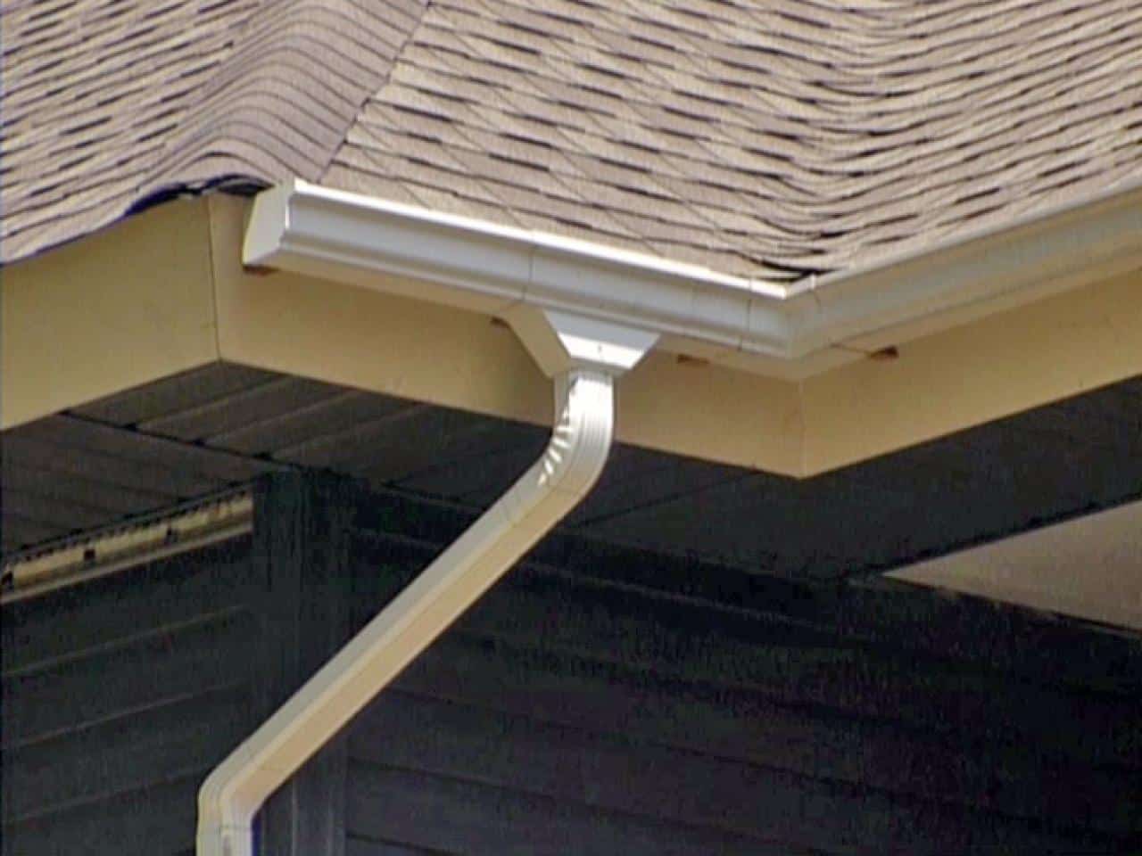 gutter gutters downspouts downspout install roof attach mycoffeepot diy amazing installation seamless exterior