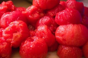 Skinned Tomatos