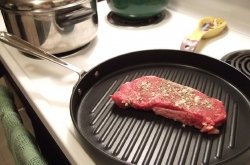 Steak on the Stove