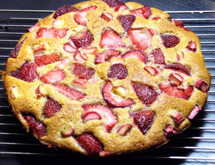 Strawberry Agave Cake